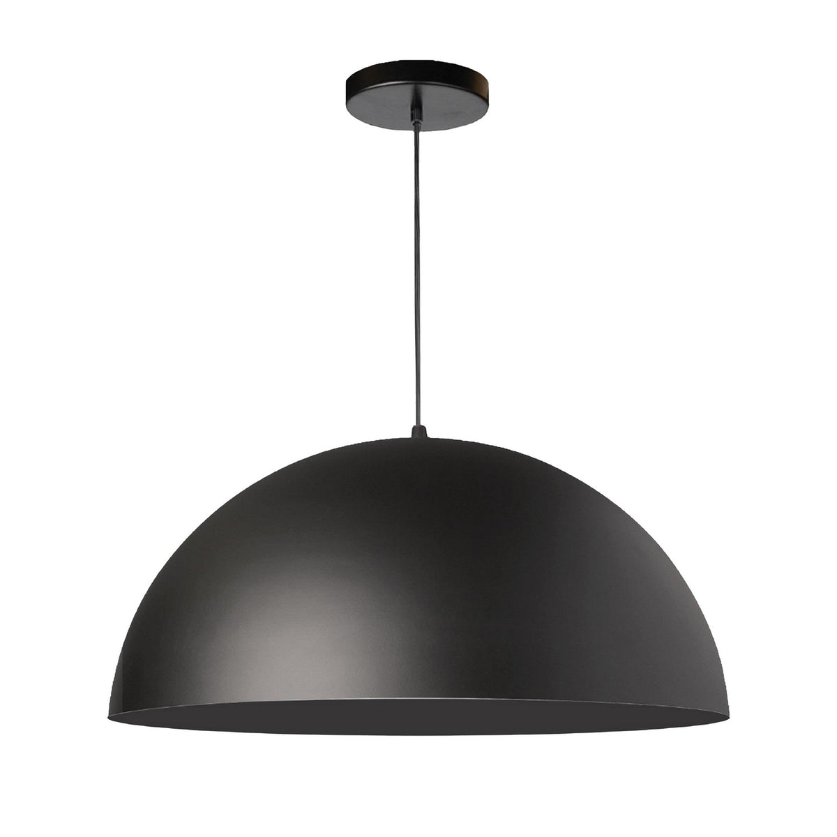 Suspension Ofelia Noir mat, 16", Noir mat et noir mat – Dainolite