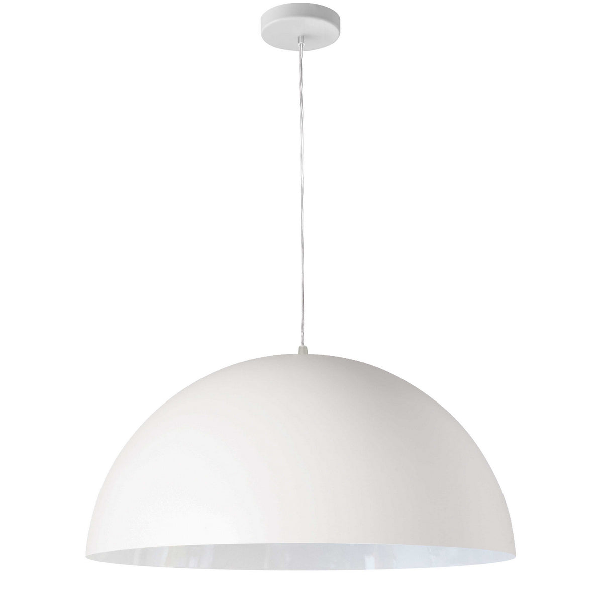 Suspension Ofelia Blanc / Blanc mat, 20", Blanc mat – Dainolite