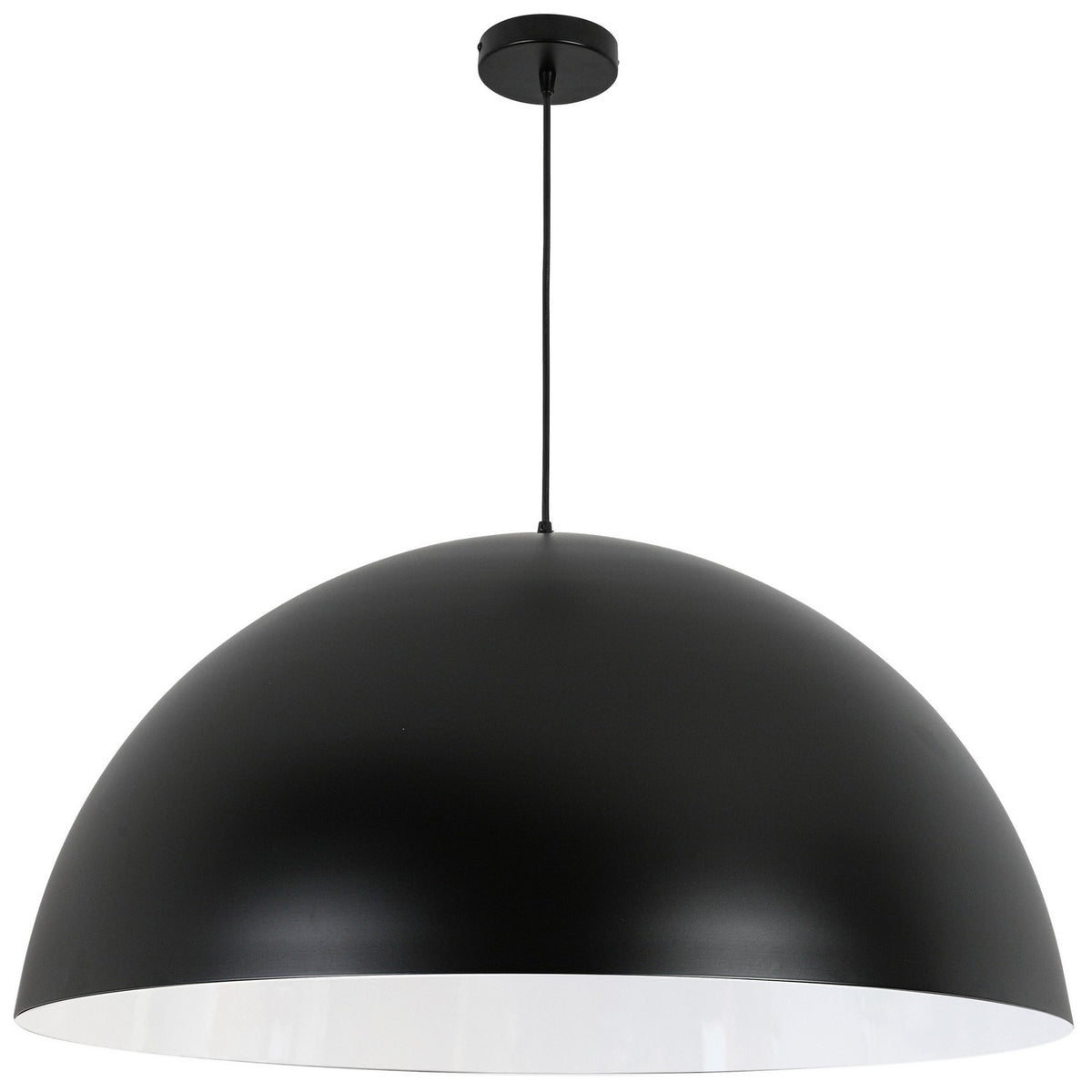 Suspension Ofelia Noir mat, 31 1/2", Noir mat et blanc – Dainolite