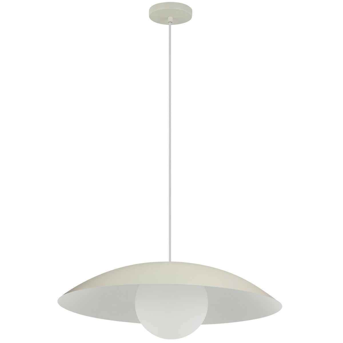 Suspension Oliva 15 3/4", Beige mat – Dainolite