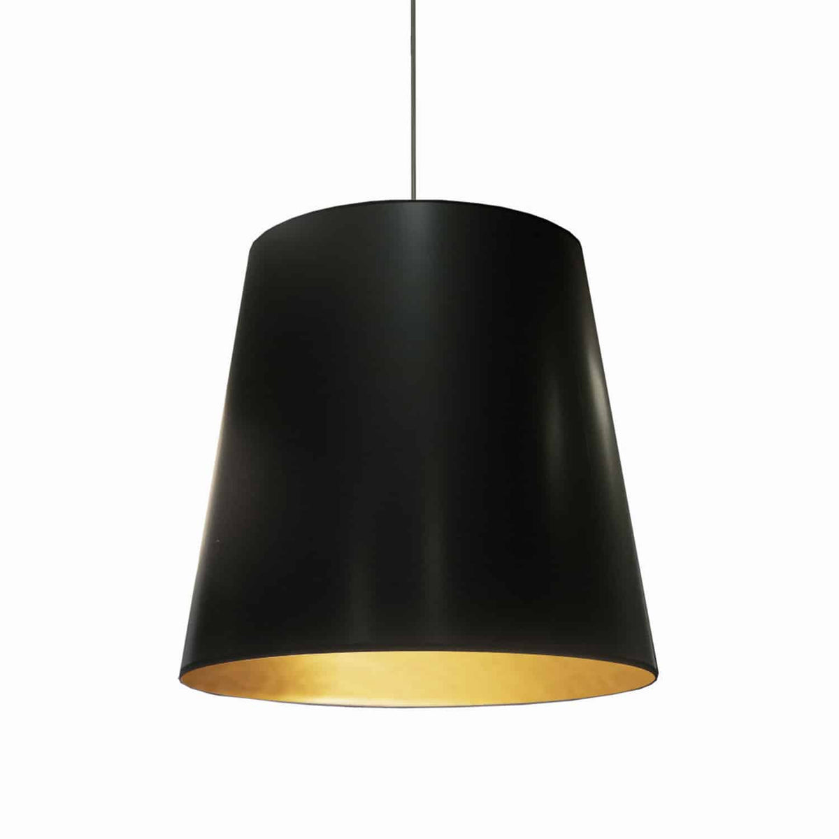 Suspension Oversized Drum Noir et or, 26", Tambour – Dainolite