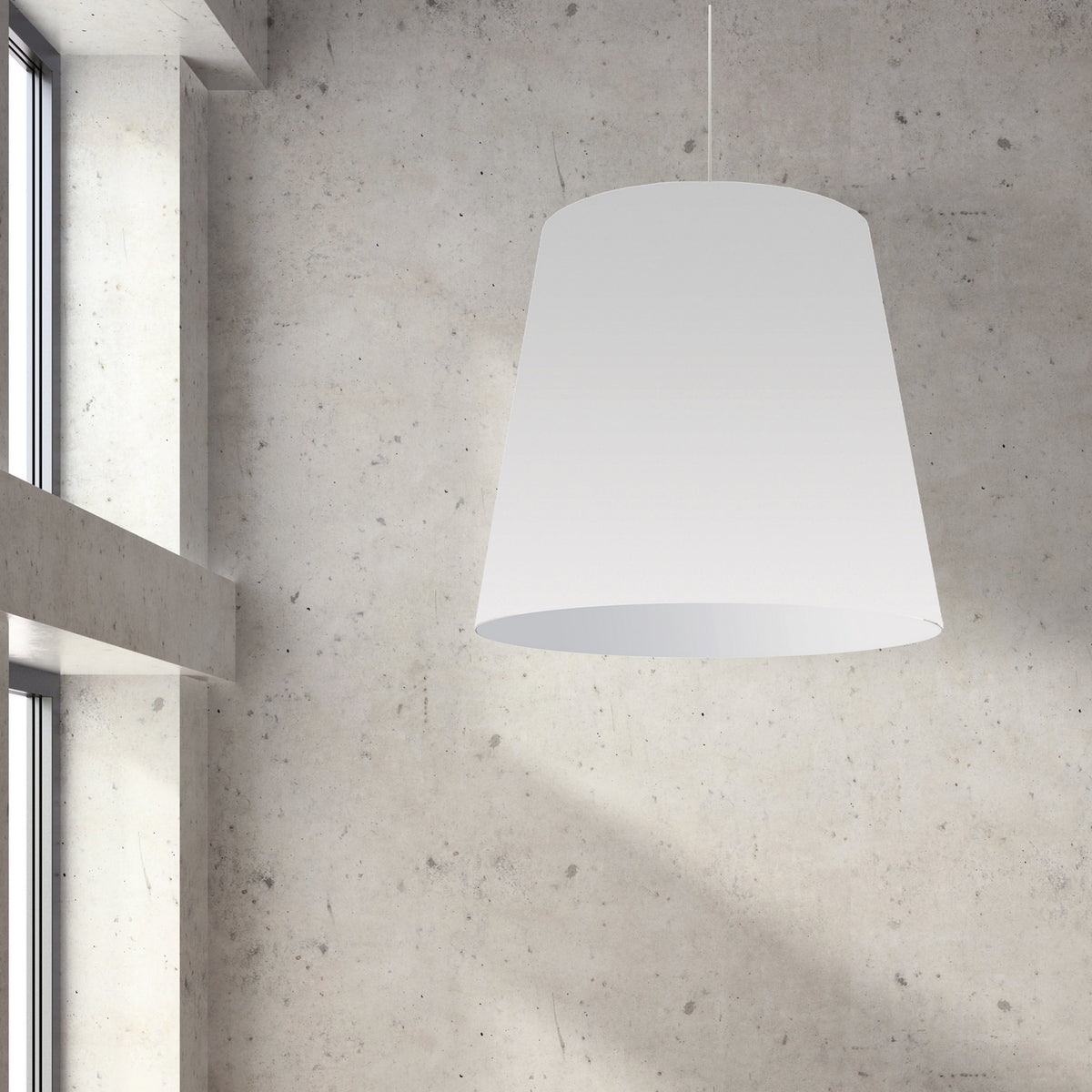 Suspension Oversized Drum Blanc, 32", Tambour – vue 2
