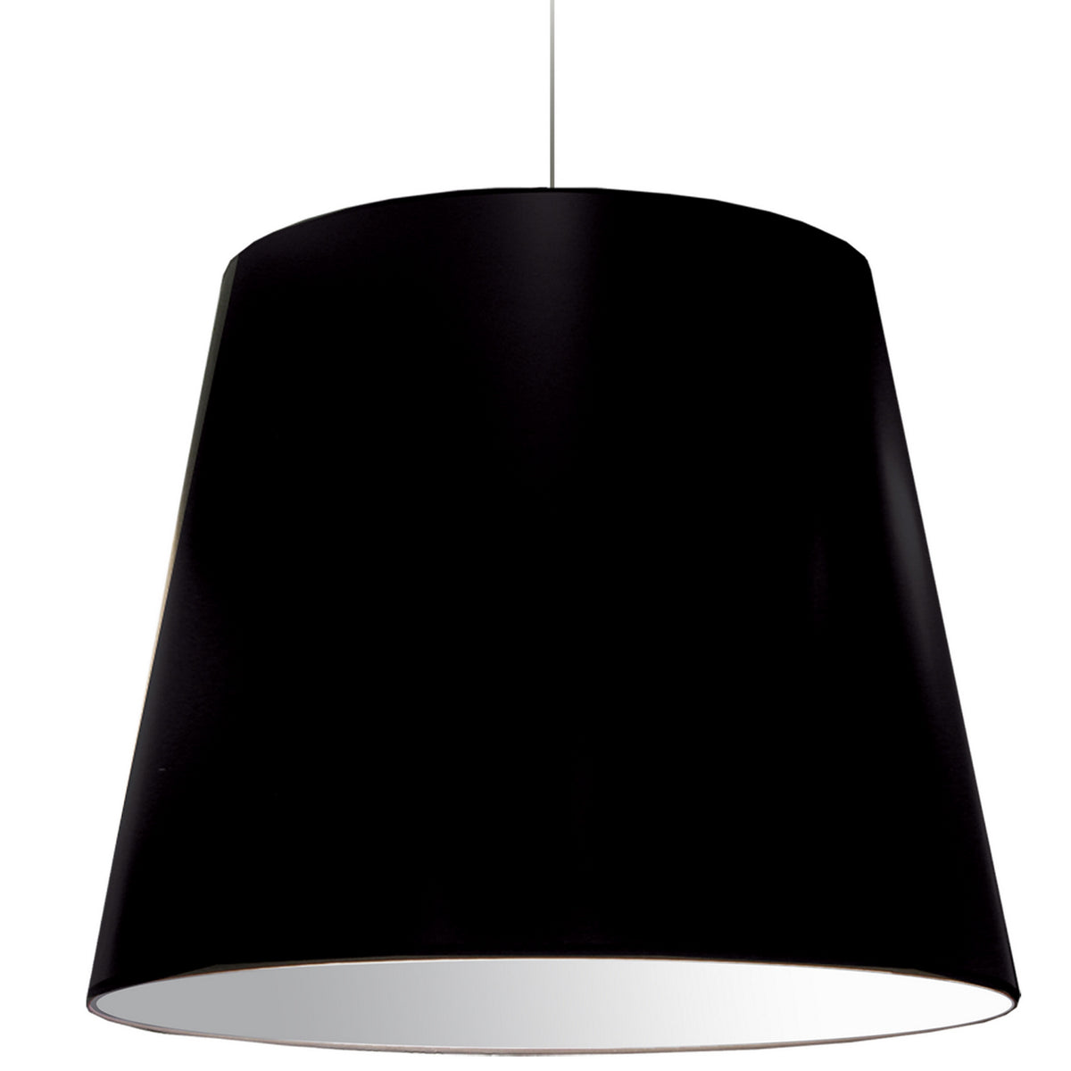 Suspension Oversized Drum Noir, 32", Tambour – Dainolite