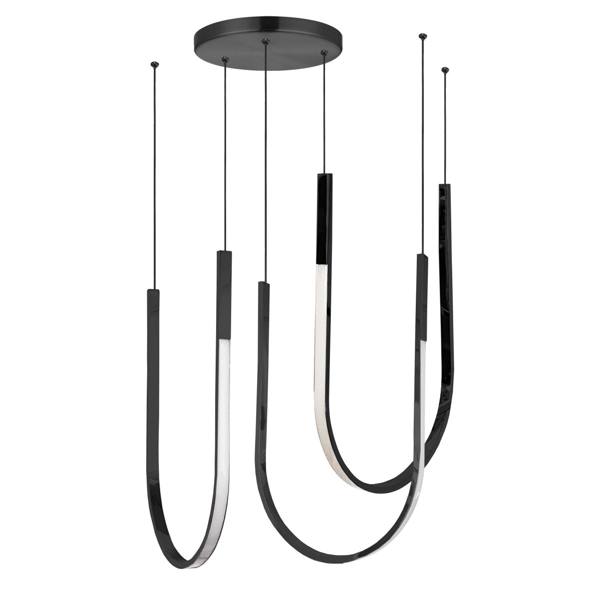 Suspension Pacari - Noir mat 27" by Dainolite | Luminaires & cie