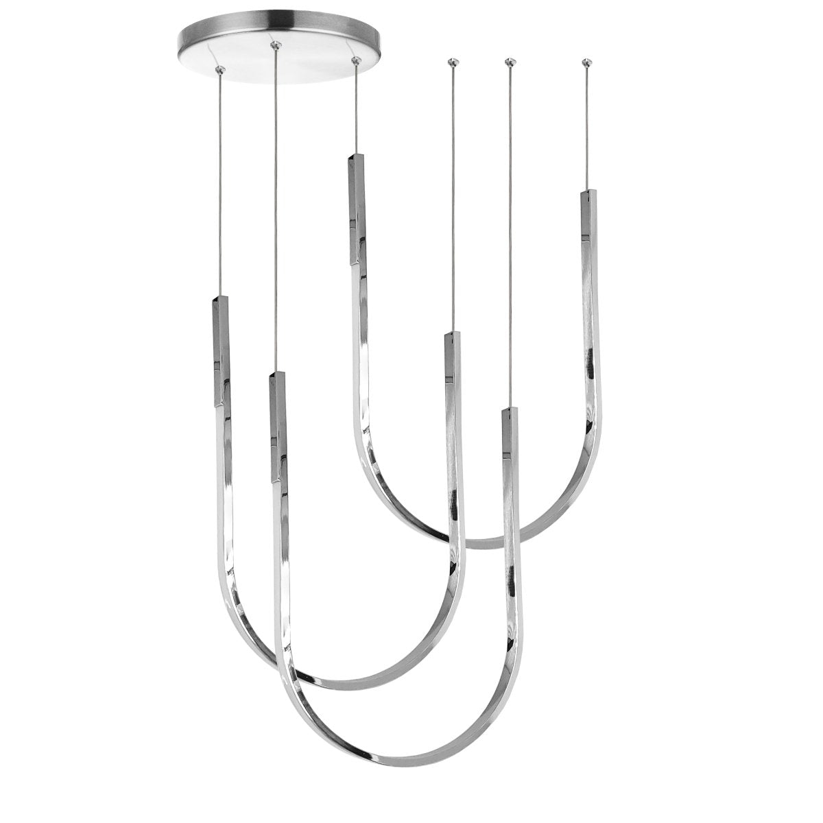 Suspension Pacari - Chrome poli 27" by Dainolite | Luminaires & cie