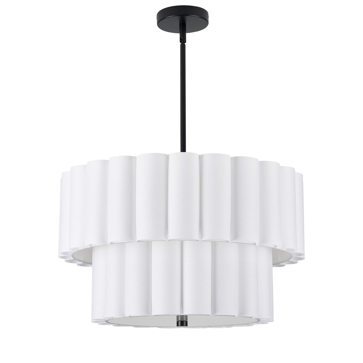 Suspension Pacifica 22", Blanc, Noir mat – Dainolite