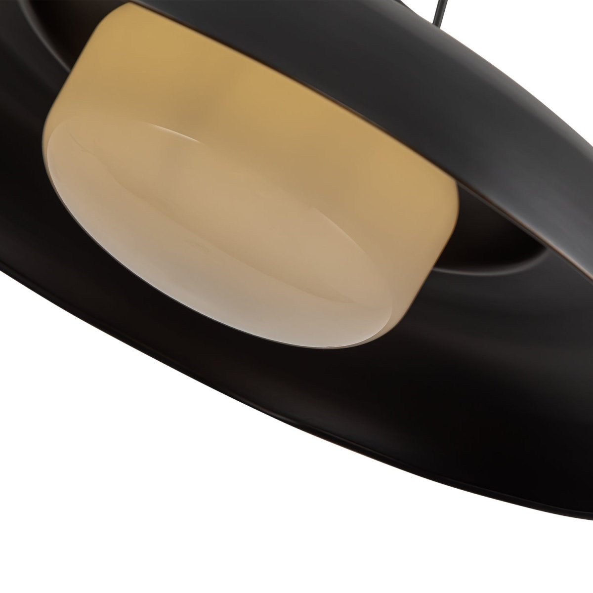 Suspension Palmetto - Bronze urbain / opale brillante 20" by Alora Lighting | Luminaires & cie