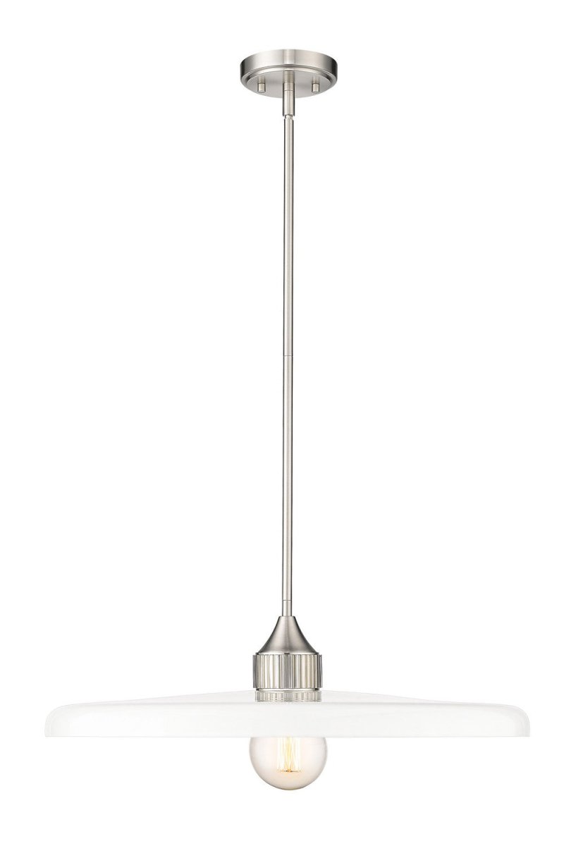 Suspension Paloma - Nickel brossé Opale brillant 24" by Z-Lite | Luminaires & cie