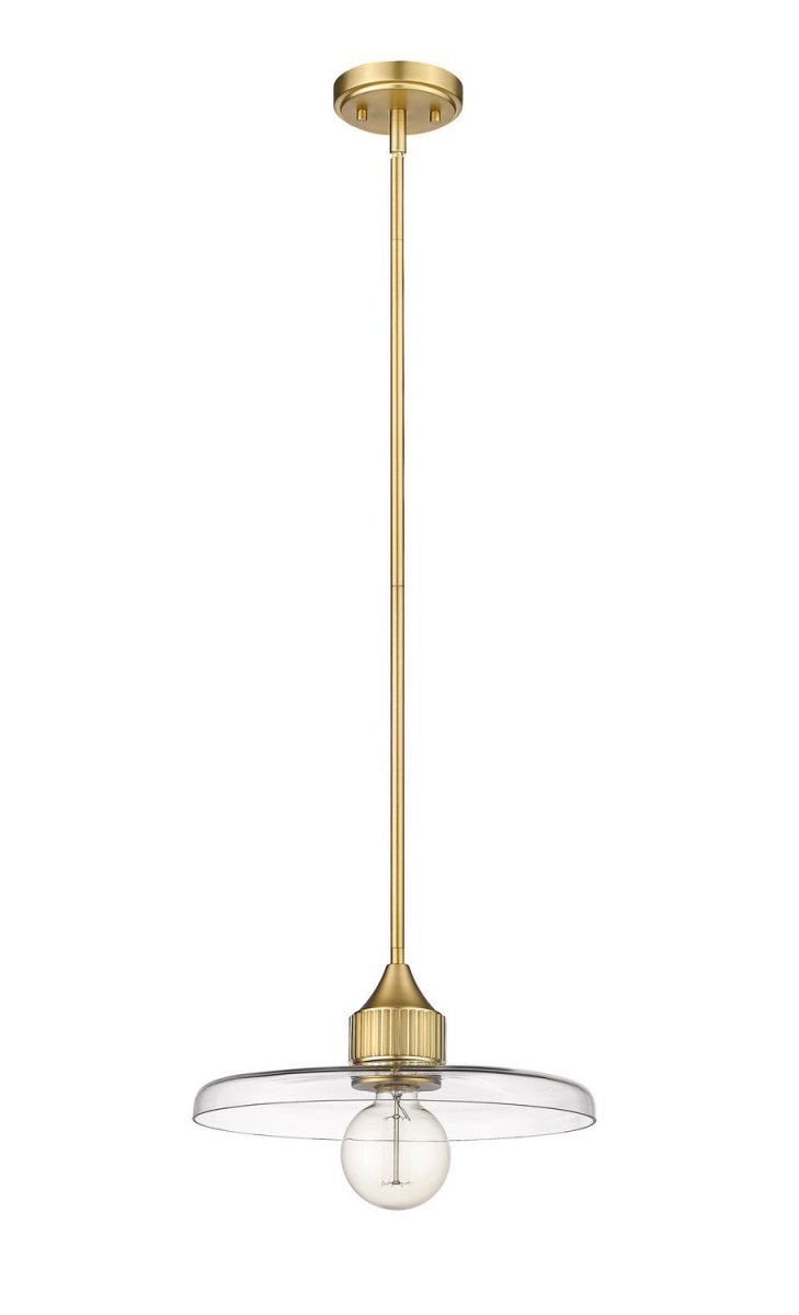 Suspension Paloma - Laiton ancien Transparent 24" by Z-Lite | Luminaires & cie