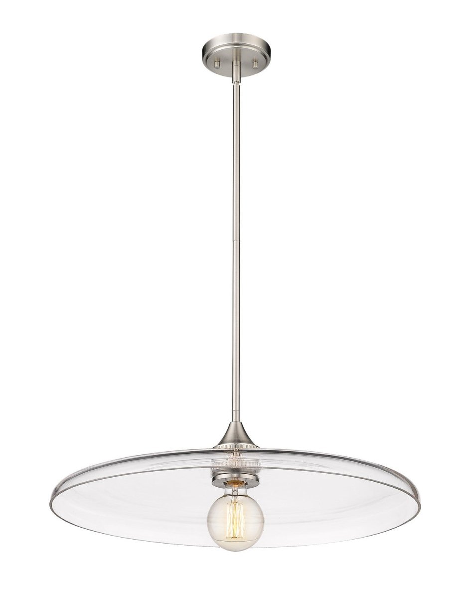 Suspension Paloma - Laiton ancien Transparent 24" by Z-Lite | Luminaires & cie