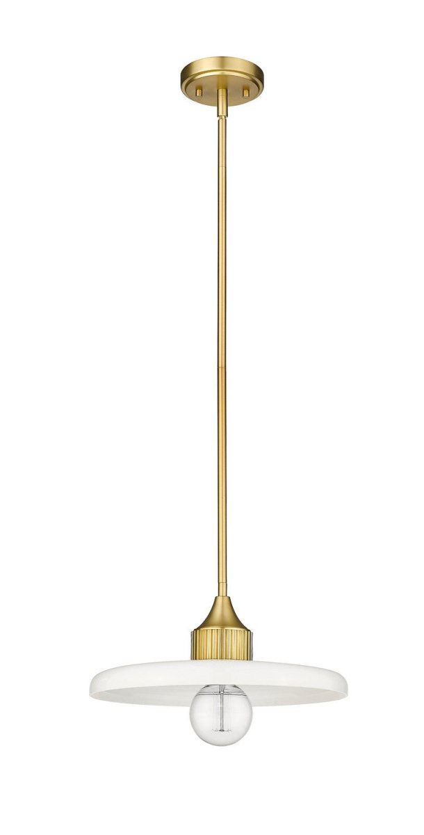 Suspension Paloma - Laiton ancien Transparent 24" by Z-Lite | Luminaires & cie
