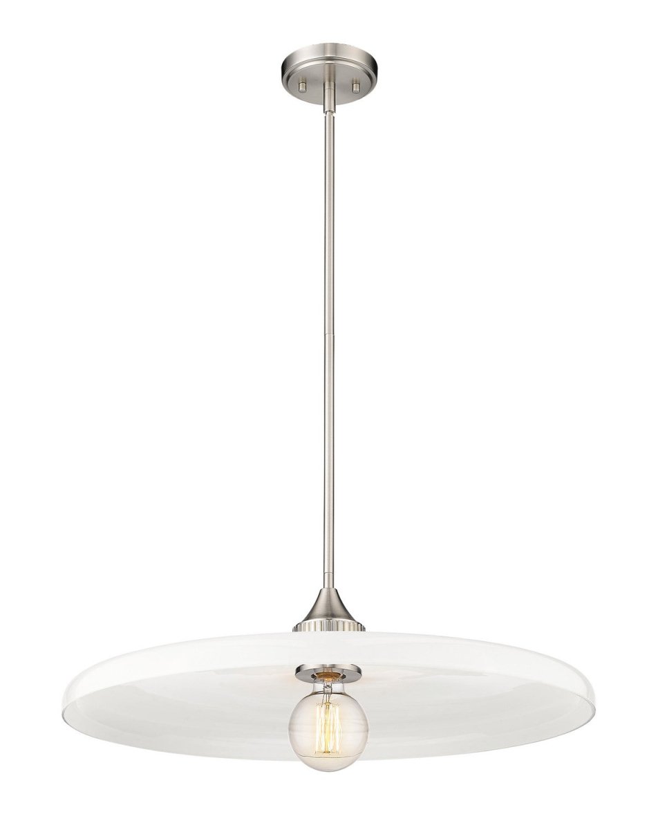 Suspension Paloma - Laiton ancien Transparent 24" by Z-Lite | Luminaires & cie