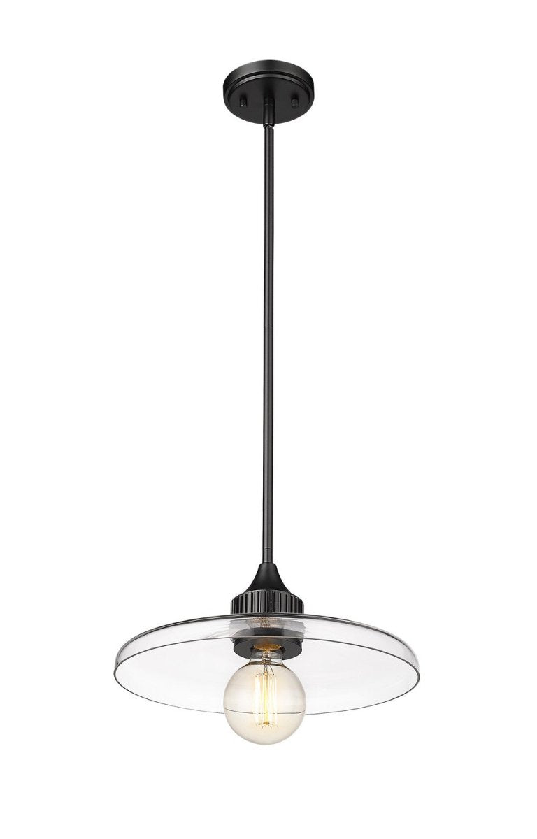 Suspension Paloma - Laiton ancien Transparent 24" by Z-Lite | Luminaires & cie