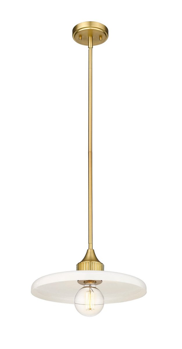 Suspension Paloma - Laiton ancien Transparent 24" by Z-Lite | Luminaires & cie