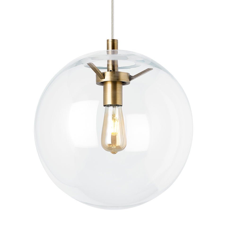 Suspension Palona - Laiton vieilli Clair Oui (Warm Dim) by Tech Lighting | Luminaires & cie