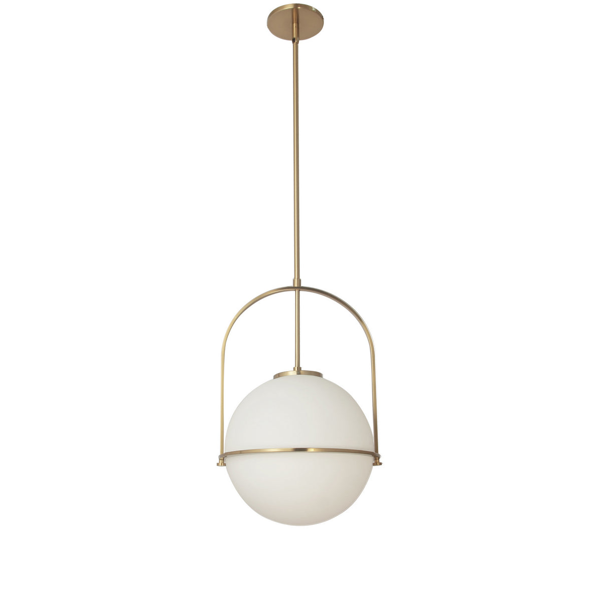 Suspension Paola 17", Laiton vieilli – Dainolite