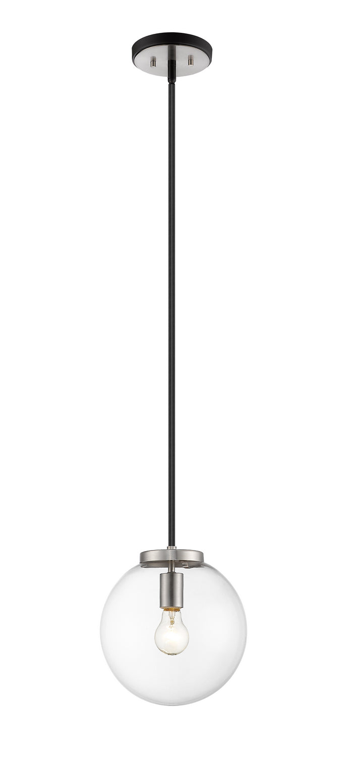 Mini-suspension Parsons Noir mat + Nickel brossé – Z-Lite