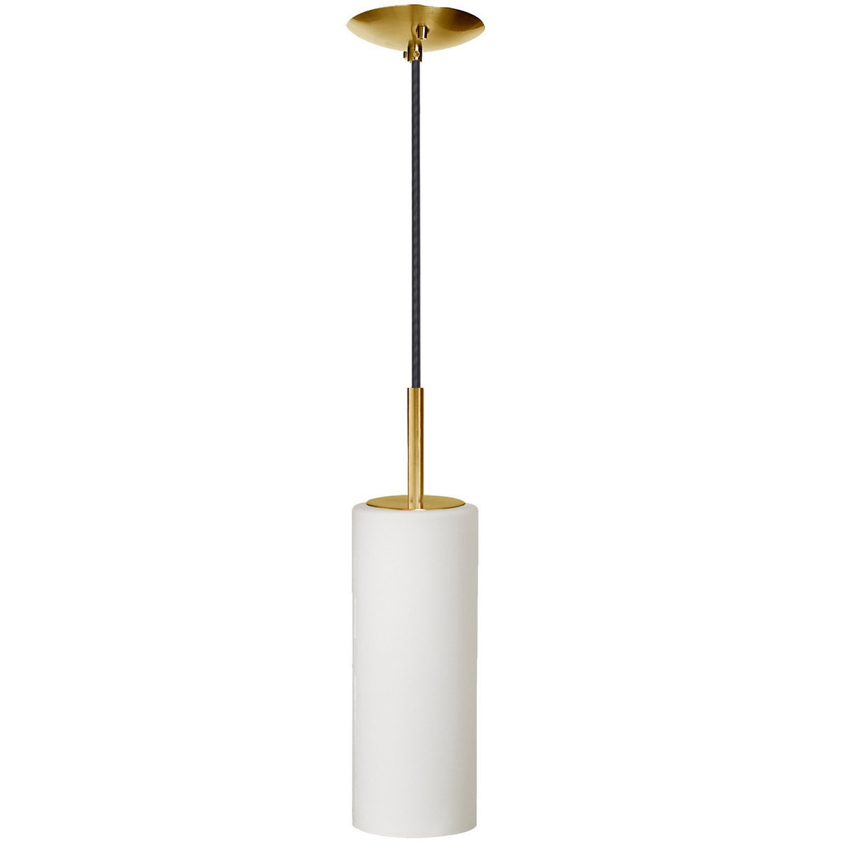 Mini-suspension Paza Blanc / Laiton vieilli – Dainolite
