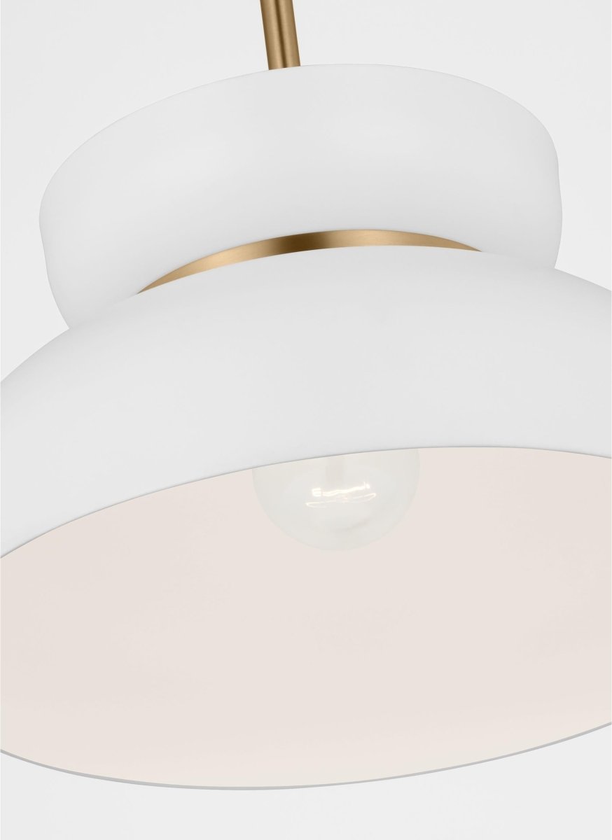 Suspension Pemberton - Blanc mat by Visual Comfort Studio | Luminaires & cie