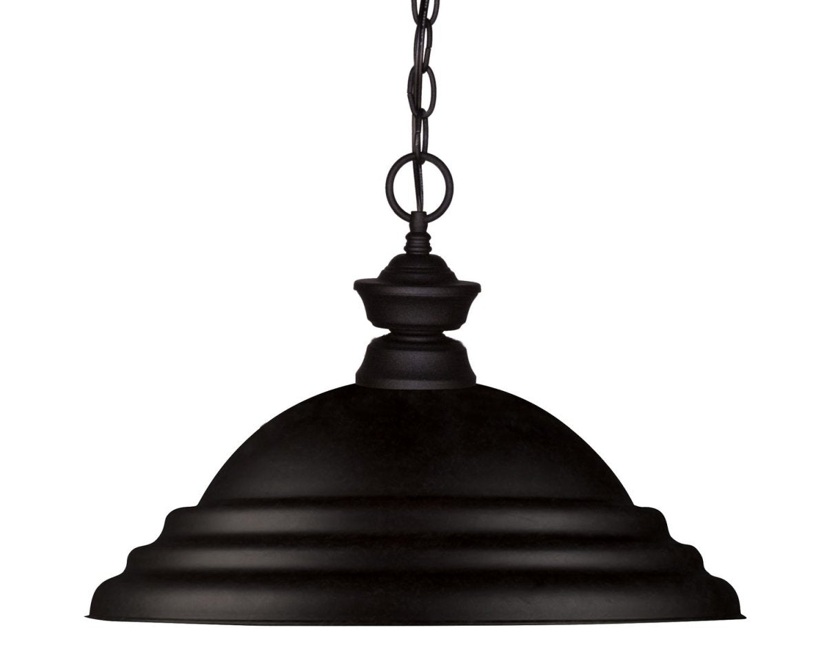 Suspension Pendant Lights - Noir mat Noir mat 16" by Z-Lite | Luminaires & cie