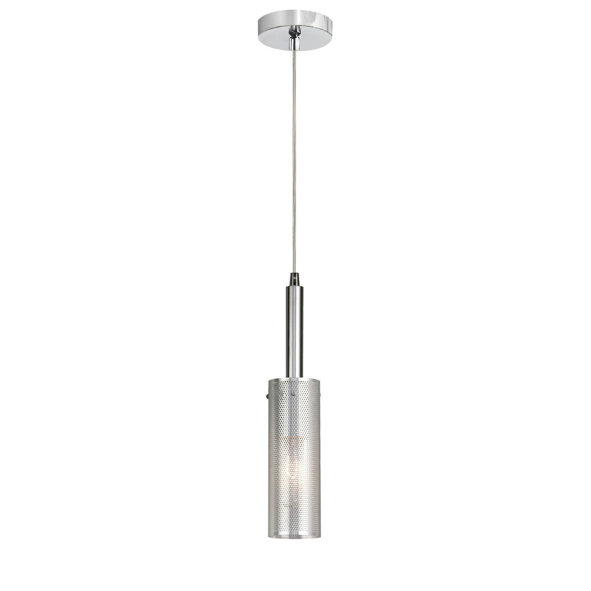 Mini-suspension Percy 3", Chrome poli – Dainolite