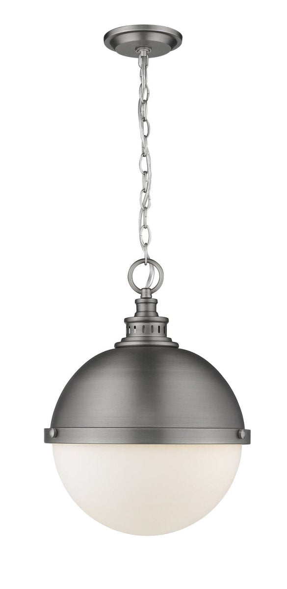 Suspension Peyton - Nickel antique 14 3/4" by Z-Lite | Luminaires & cie