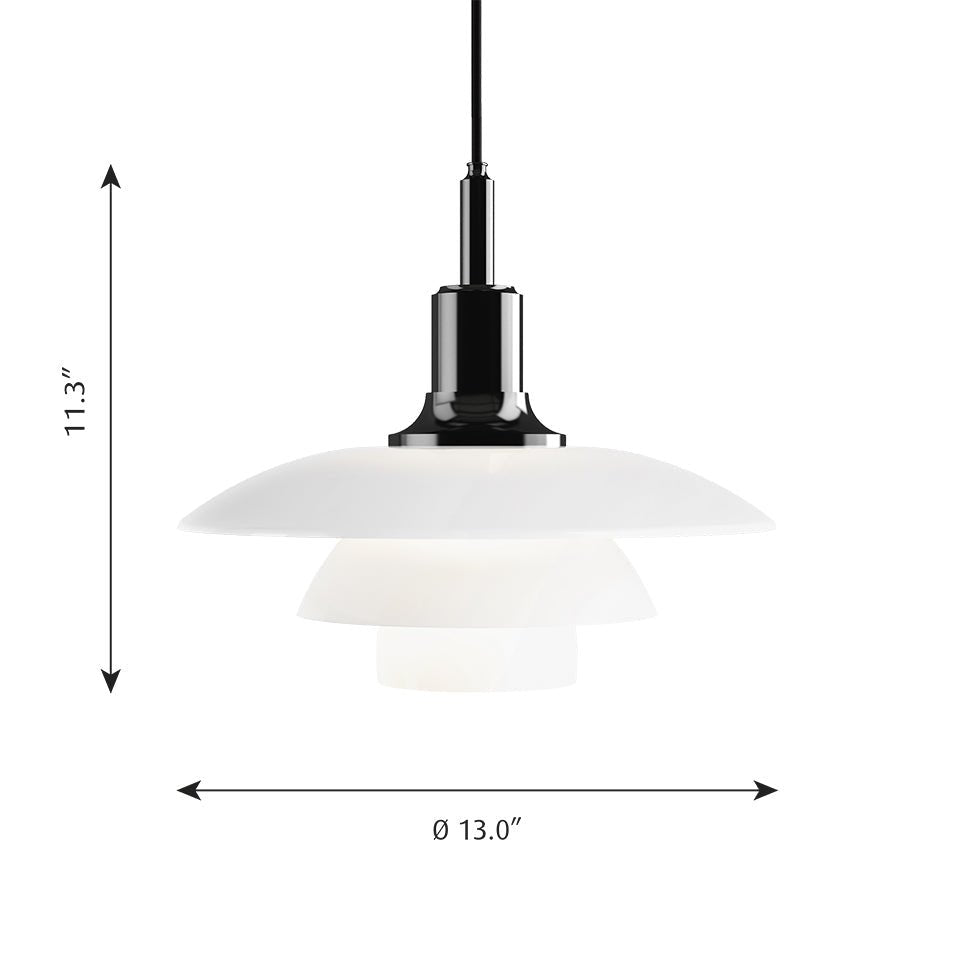 PH 3½-3 Glass Pendant - Louis Poulsen | Luminaires & cie