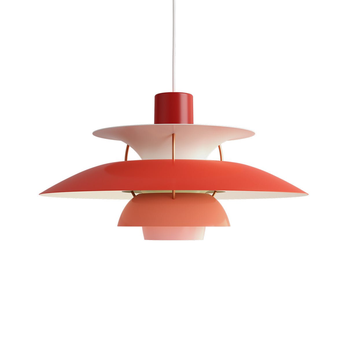 Suspension PH 5 - Teintes de rouge by Louis Poulsen | Luminaires & cie