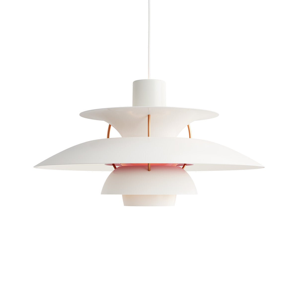 Suspension PH 5 - Blanc Moderne by Louis Poulsen | Luminaires & cie