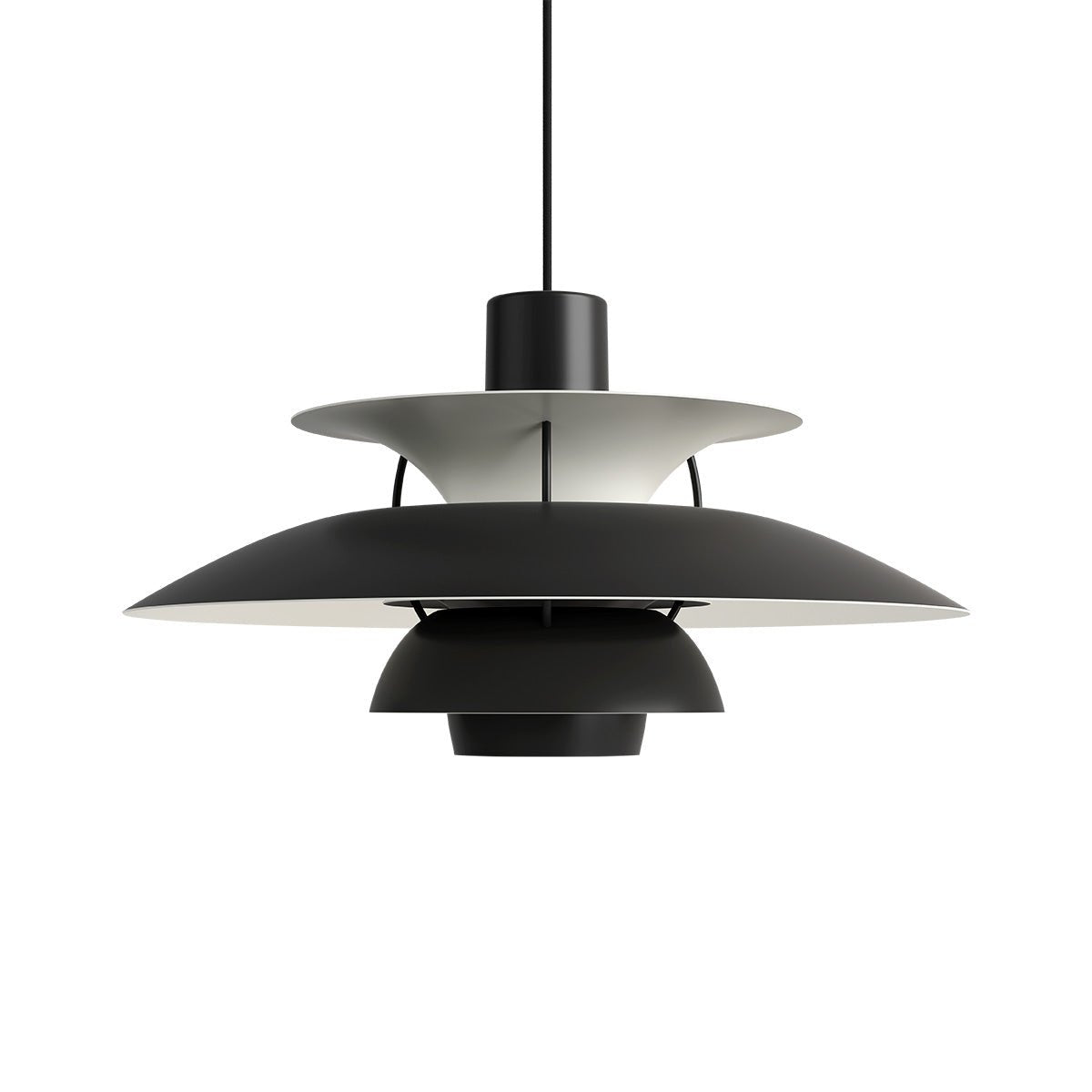 Suspension PH 5 - Monochrome Noir by Louis Poulsen | Luminaires & cie