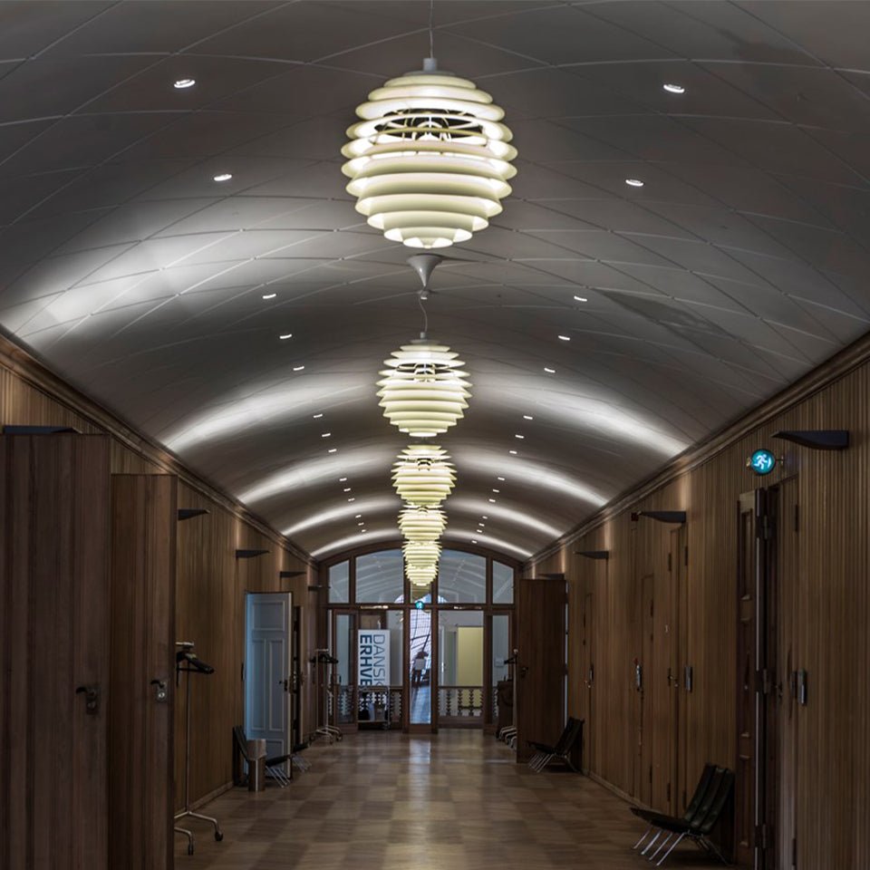 Suspension PH Louvre - 3000K (Blanc Doux) by Louis Poulsen | Luminaires & cie