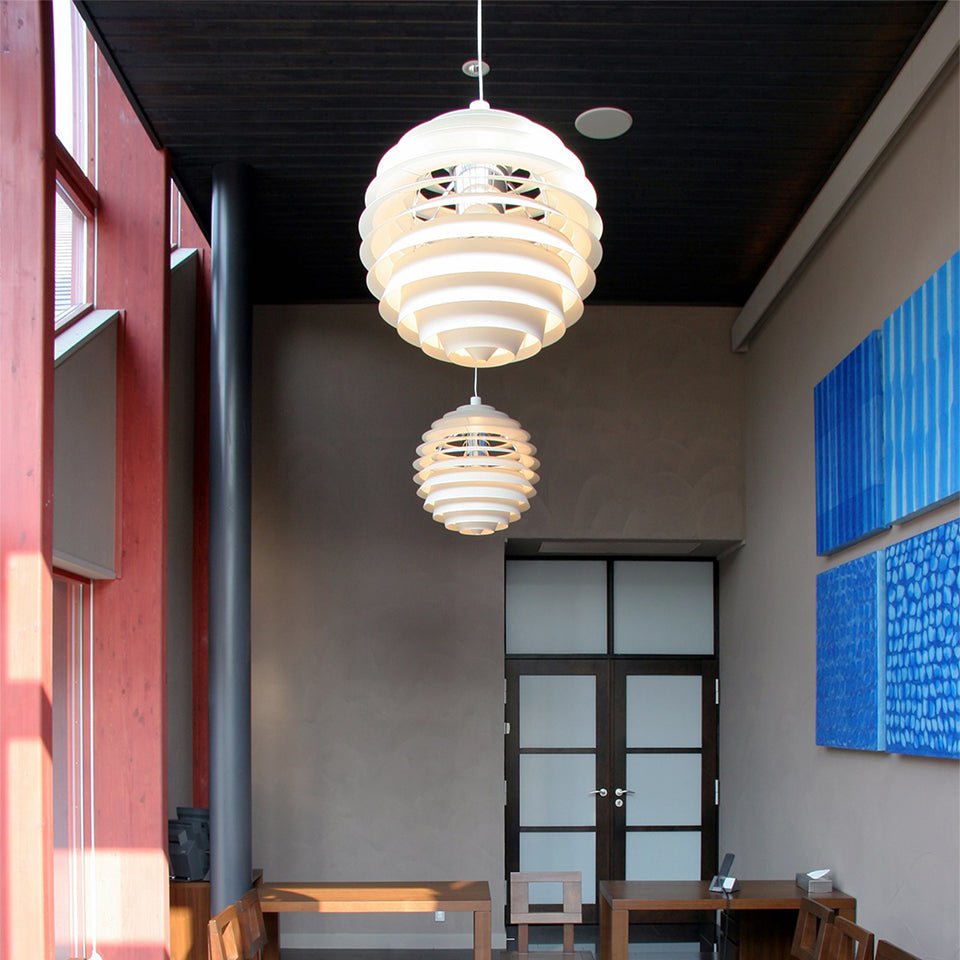 Suspension PH Louvre - 3000K (Blanc Doux) by Louis Poulsen | Luminaires & cie