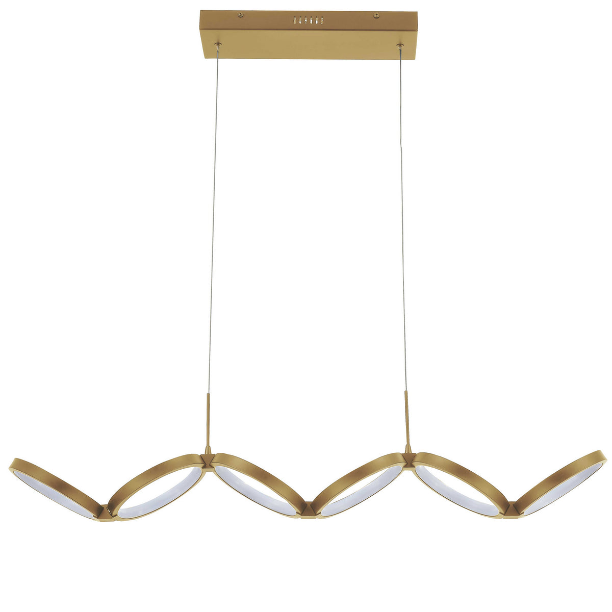 Suspension linéaire Philo Laiton vieilli – Dainolite
