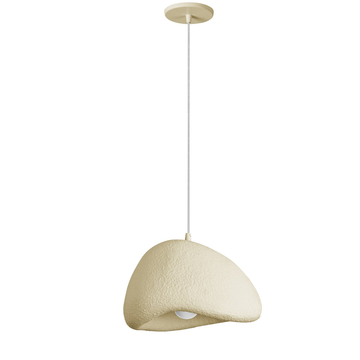 Suspension Pilar 15 3/4", Beige mat – Dainolite