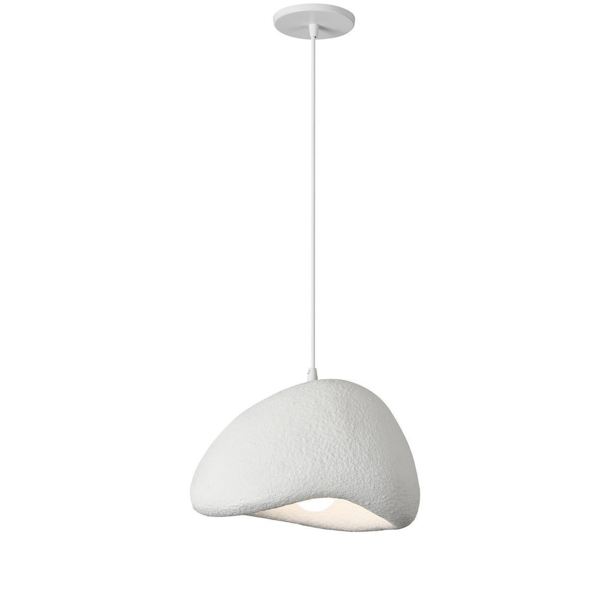 Suspension Pilar 15 3/4", Blanc mat – Dainolite