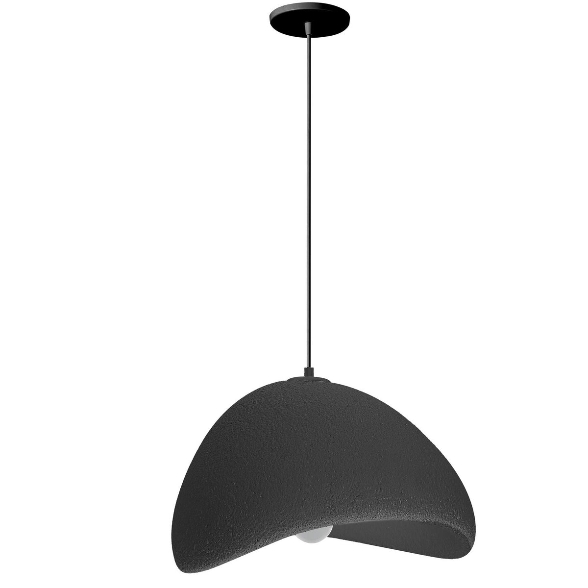 Suspension Pilar 19 3/4", Noir mat – Dainolite