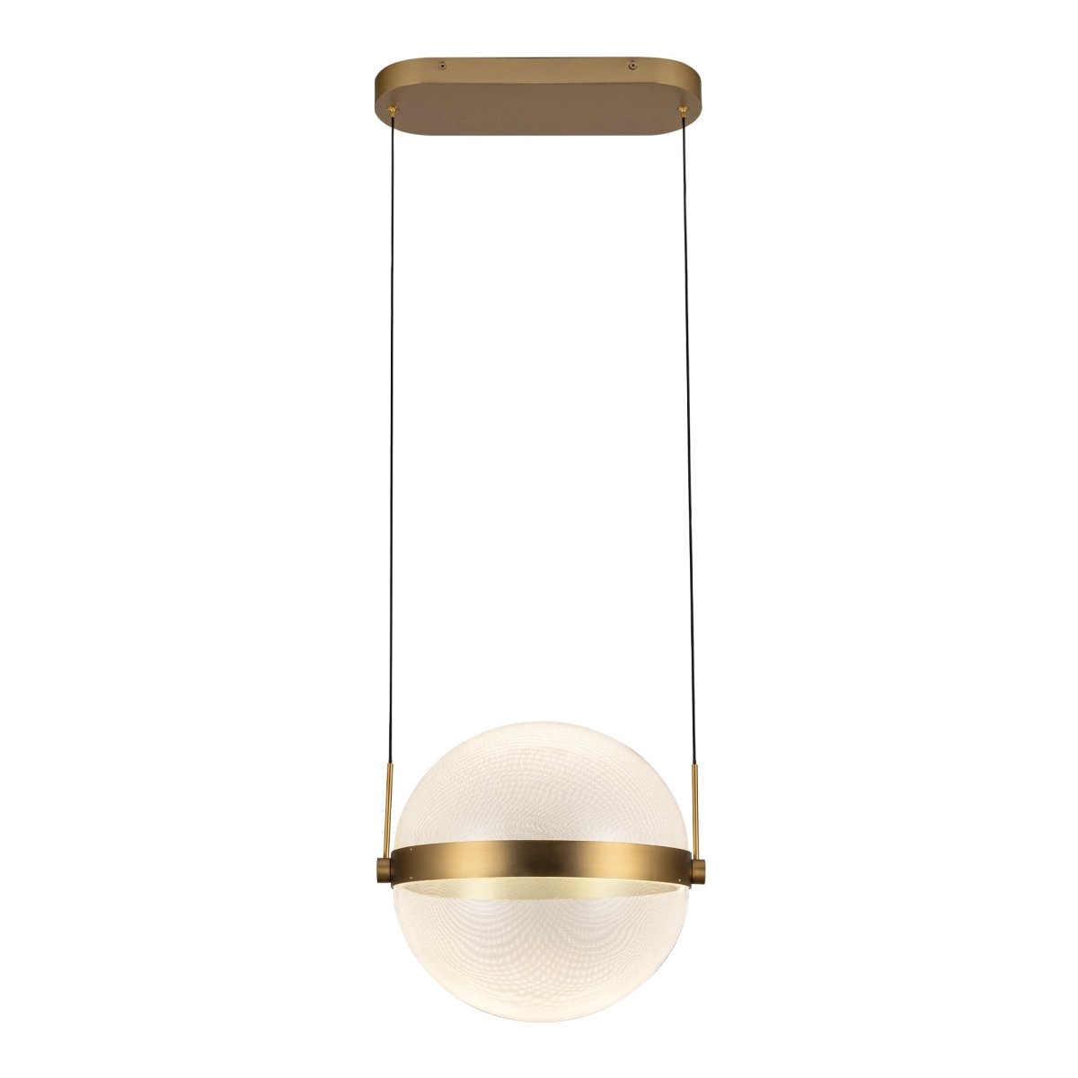 Suspension Pisces - Guide en or / lumière brossé by Kuzco Lighting | Luminaires & cie