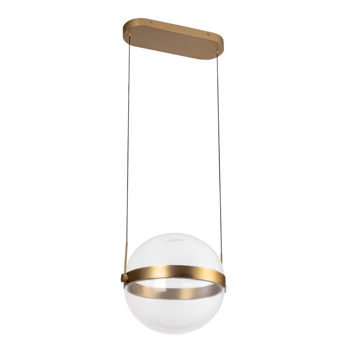 Suspension Pisces - Guide en or / lumière brossé by Kuzco Lighting | Luminaires & cie