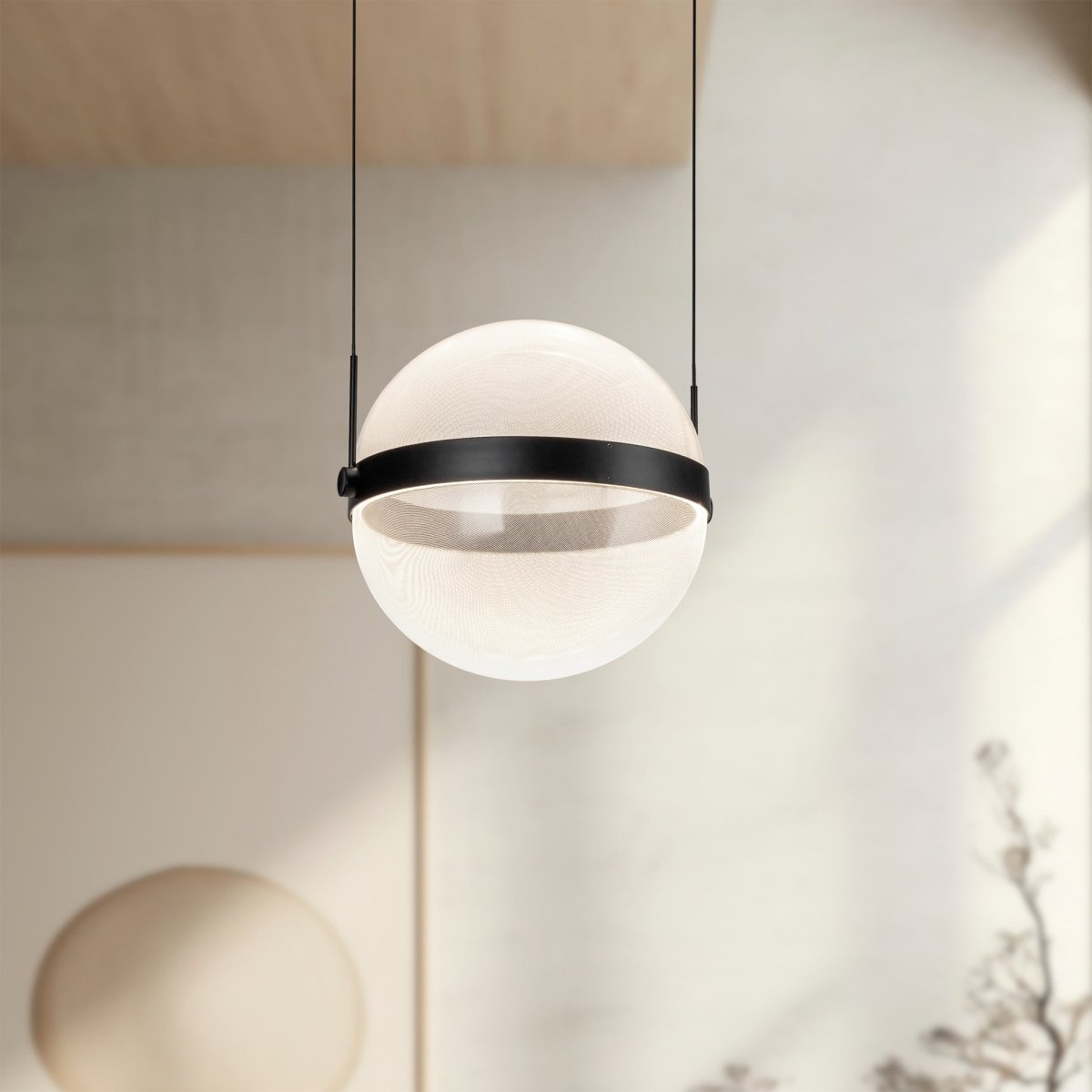 Suspension Pisces - Guide noir / léger by Kuzco Lighting | Luminaires & cie