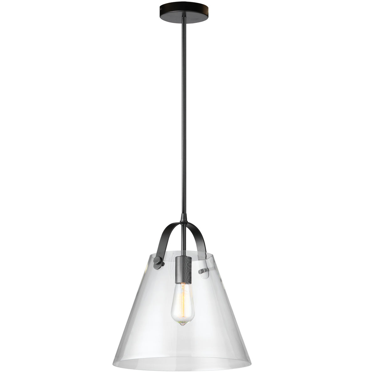 Suspension Polly Transparent / Noir – Dainolite