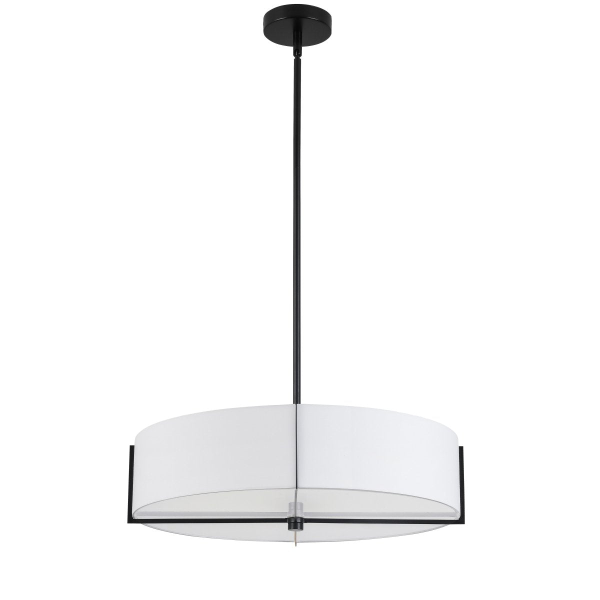 Suspension Preston - Noir Blanc 20 3/4" by Dainolite | Luminaires & cie
