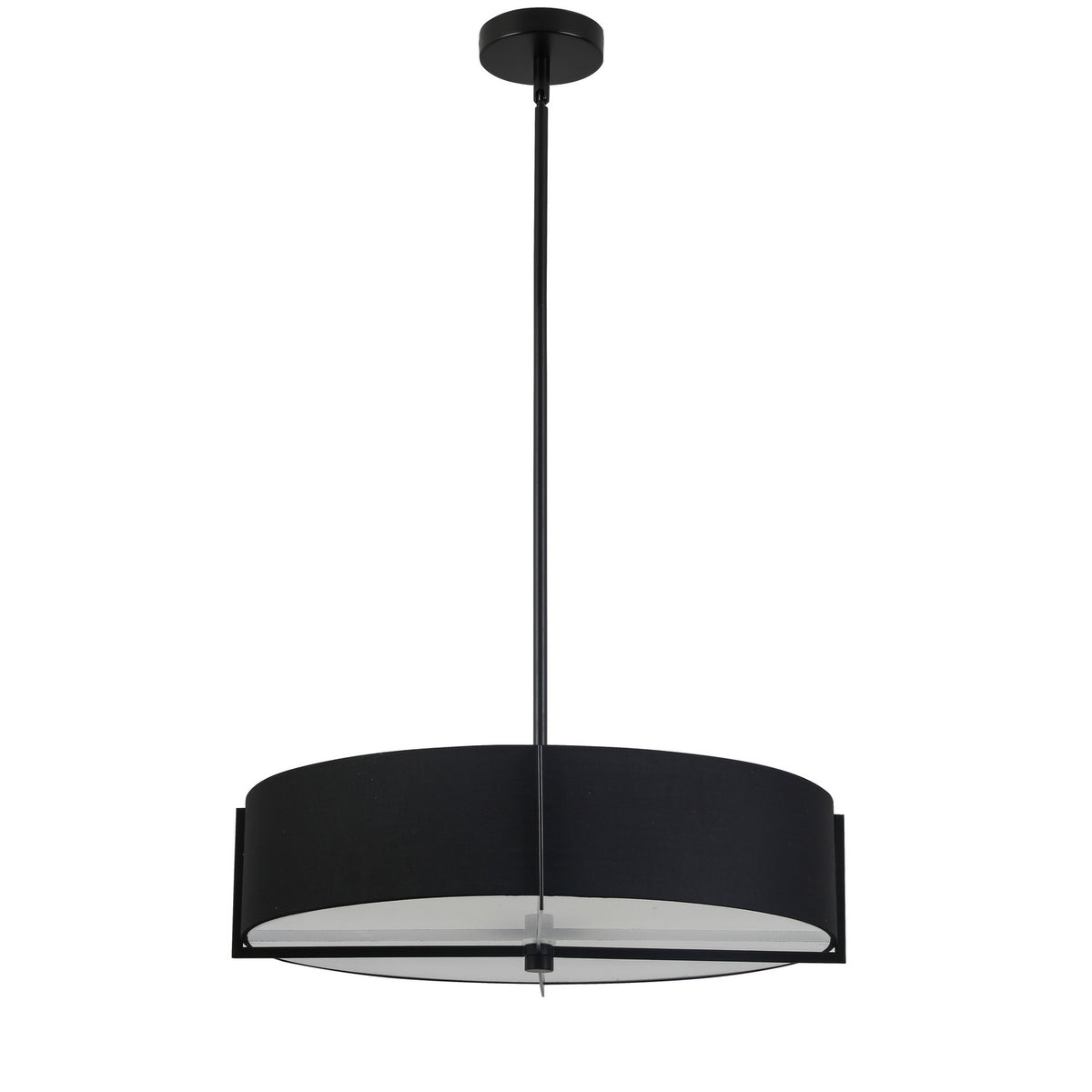 Suspension Preston 20 3/4", Noir, Noir mat – Dainolite