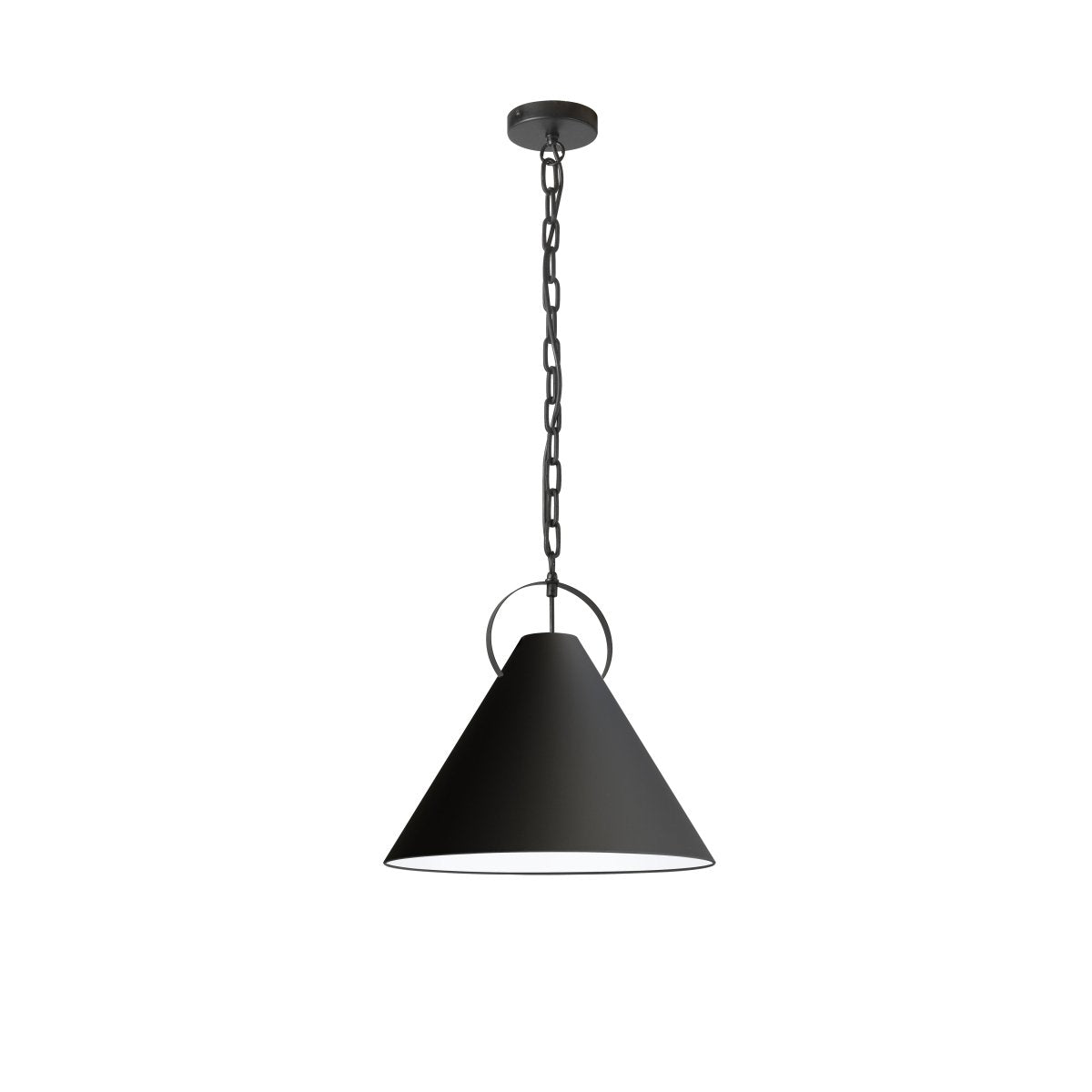 Suspension Princeton - Noir mat Noir 16" by Dainolite | Luminaires & cie
