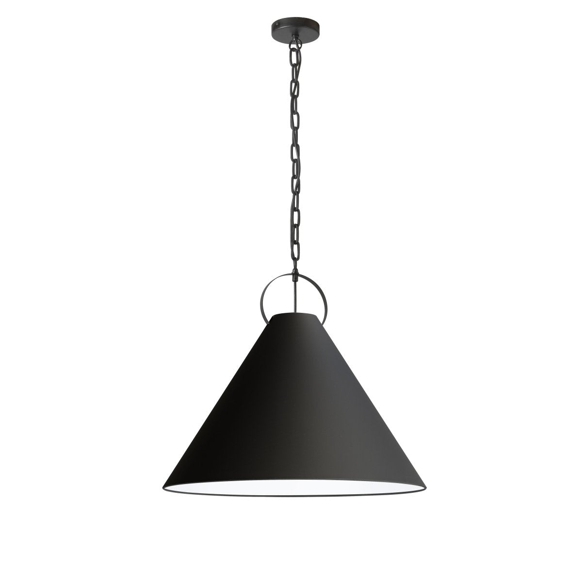 Suspension Princeton - Noir mat Noir 24" by Dainolite | Luminaires & cie