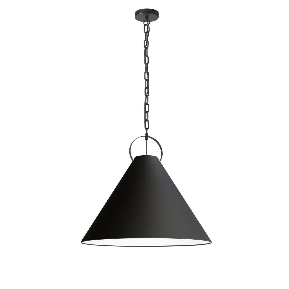 Suspension Princeton Noir mat, Noir, 24" – Dainolite