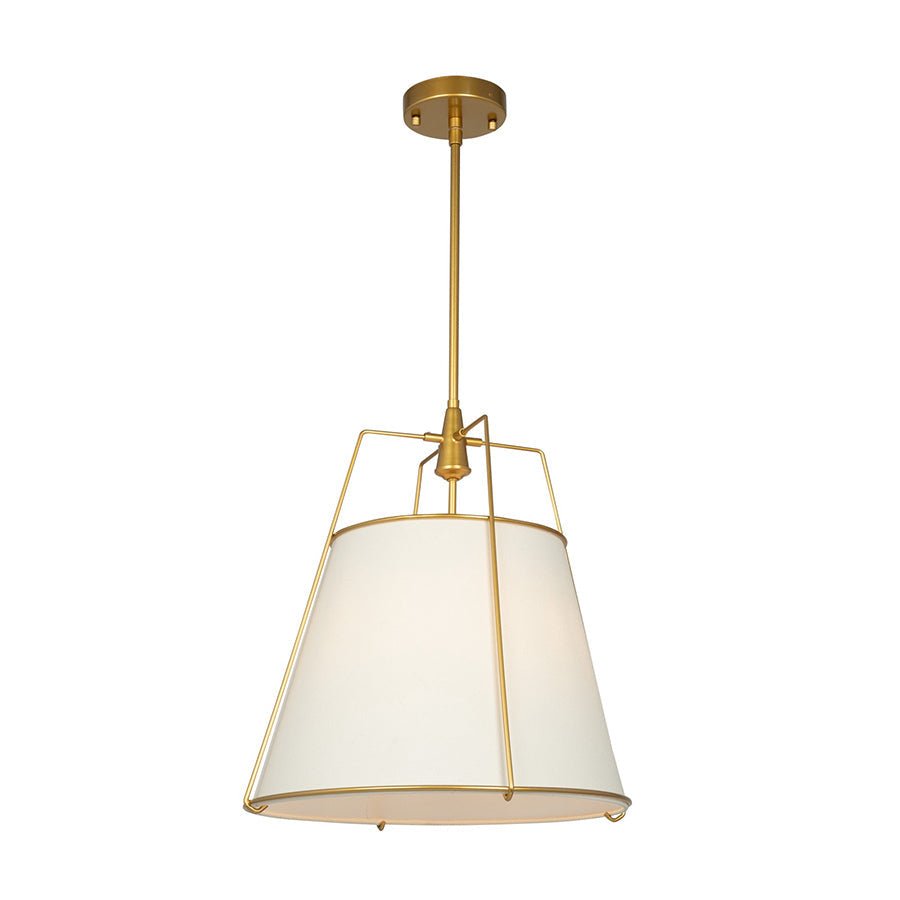 Suspension Pullman - Laiton 17" by Artcraft | Luminaires & cie