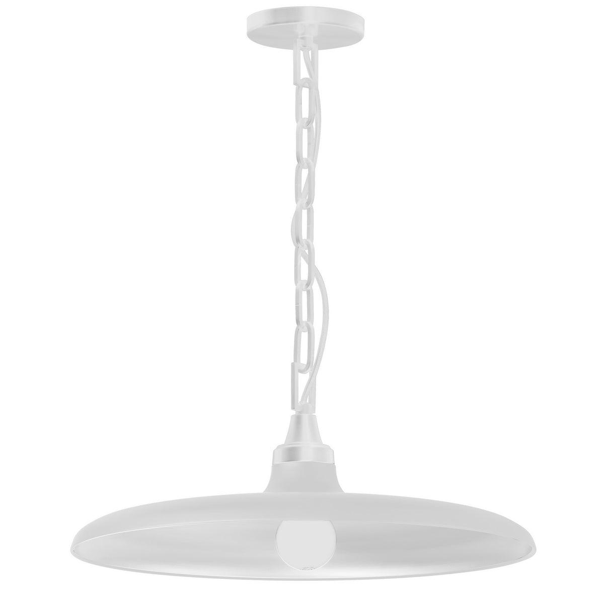 Suspension Quentin 18", Blanc mat – Dainolite