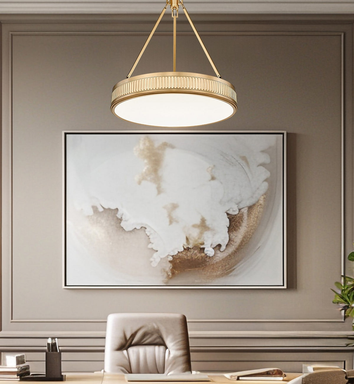 Suspension Quinn Or moderne, 22" – vue 5