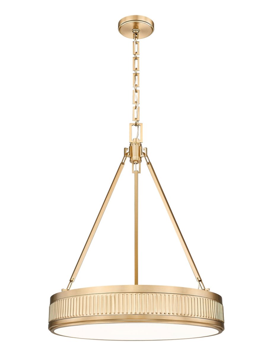 Suspension Quinn - Or moderne 22" by Z-Lite | Luminaires & cie