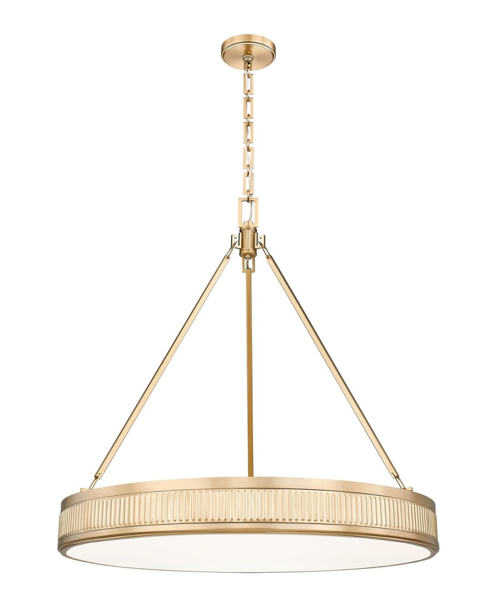 Suspension Quinn - Or moderne 32" by Z-Lite | Luminaires & cie